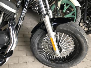 Frontfender Harley Sporster für 16“ mit 130er Custom Softail Uni