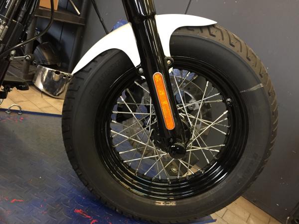 Frontfender Harley Softail Chopper Evo Dyna Custom Bobber Triumph Sportster Uni