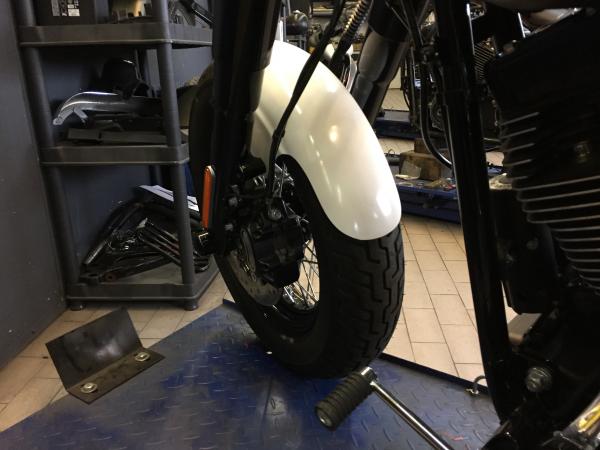 Frontfender Harley Softail Chopper Evo Dyna Custom Bobber Triumph Sportster Uni