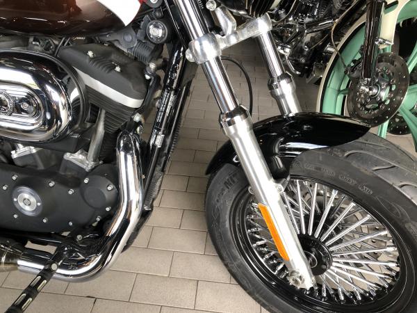 Frontfender Harley Sporster für 16“ mit 130er Custom Softail Uni