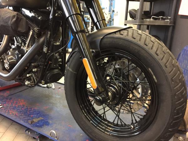 Frontfender Harley für 130-140er Softail Slim FatBoy Heritage Sporster Custom