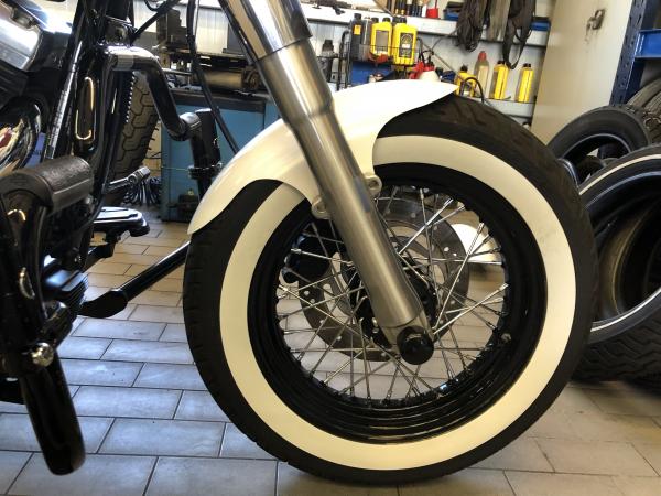Frontfender Harley für 130-140er Softail Slim FatBoy Heritage Sporster Custom